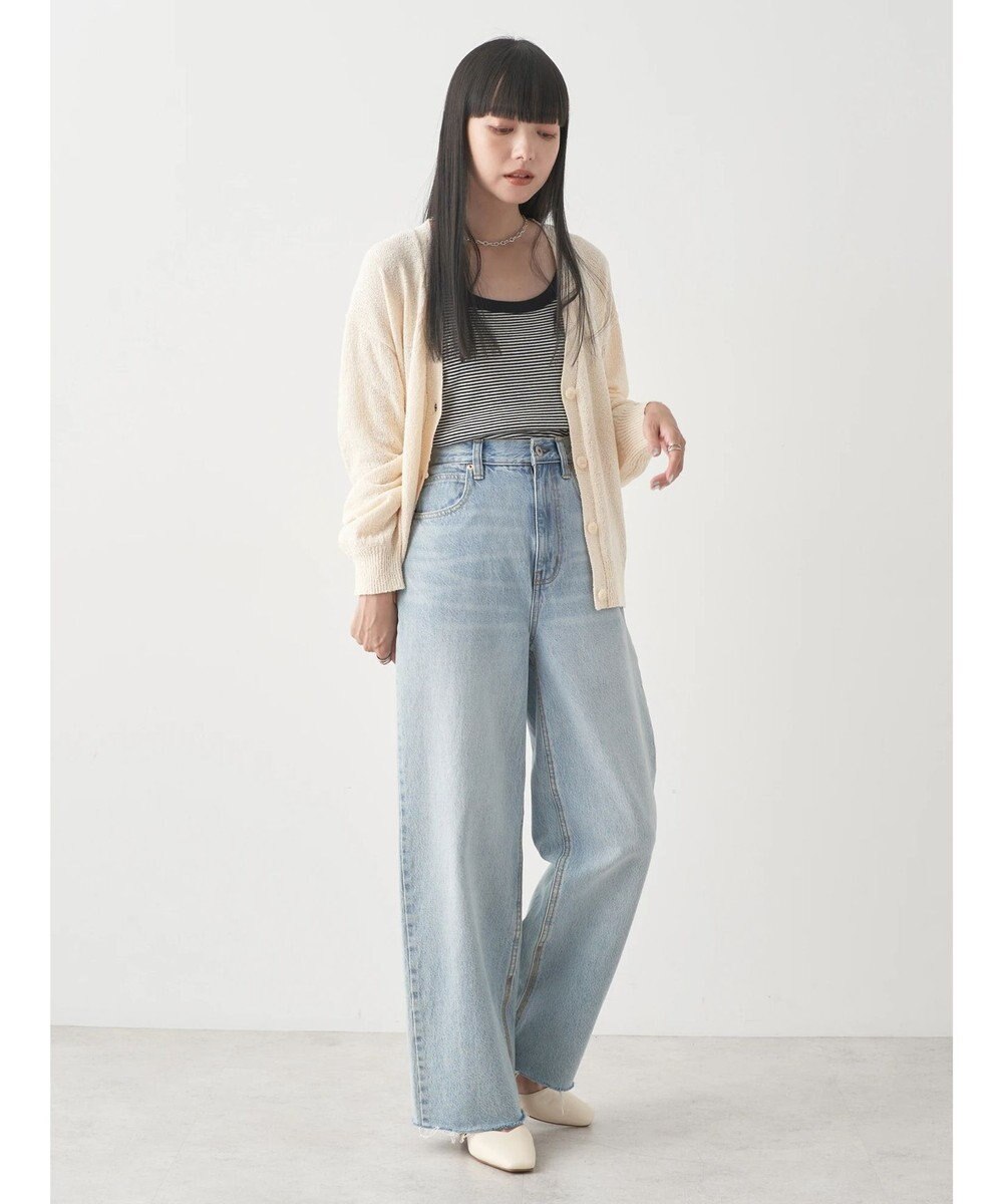 earth music&ecology ブークレＶネックカーディガン 