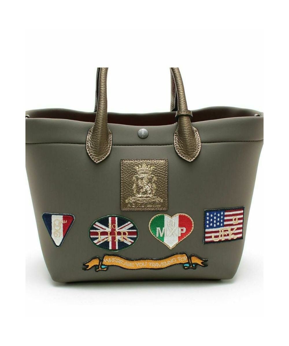 A.D.M.J. 【魔法の様に軽い】マジックライト/フラッグワッペントート21cm(Dカン付) 