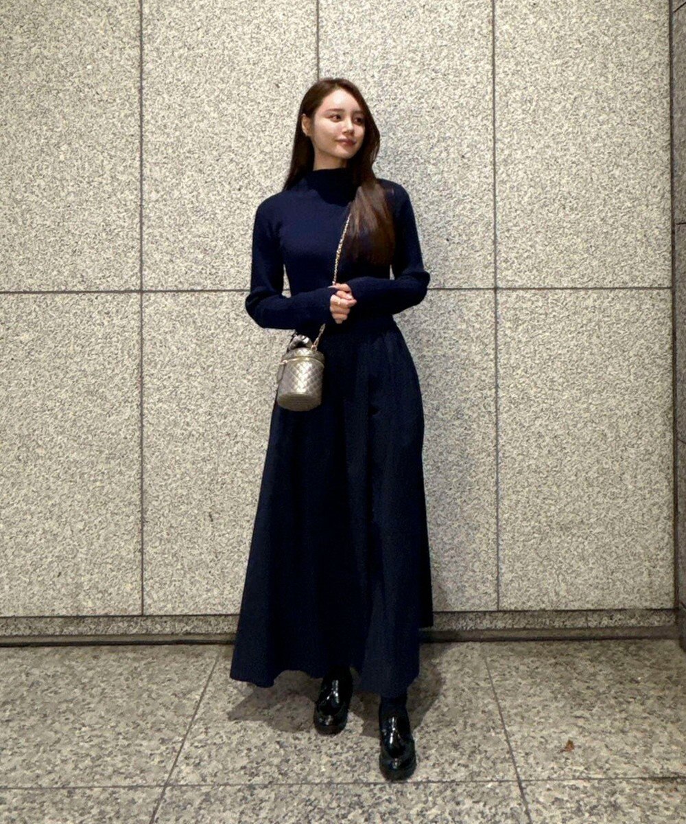 Green Parks AnriettMusee  リブニットドッキングワンピース 