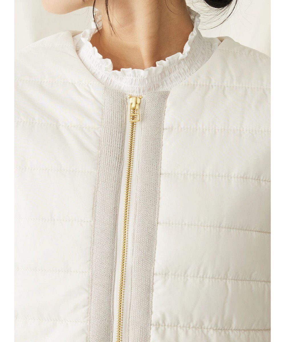 CRAFT STANDARD BOUTIQUE 中綿×ニット切替ジャケット 