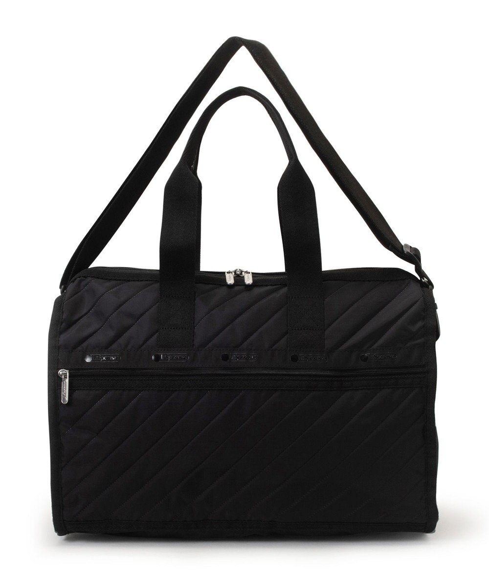 LeSportsac DELUXE MED WEEKENDER/ラインデボスブラック 