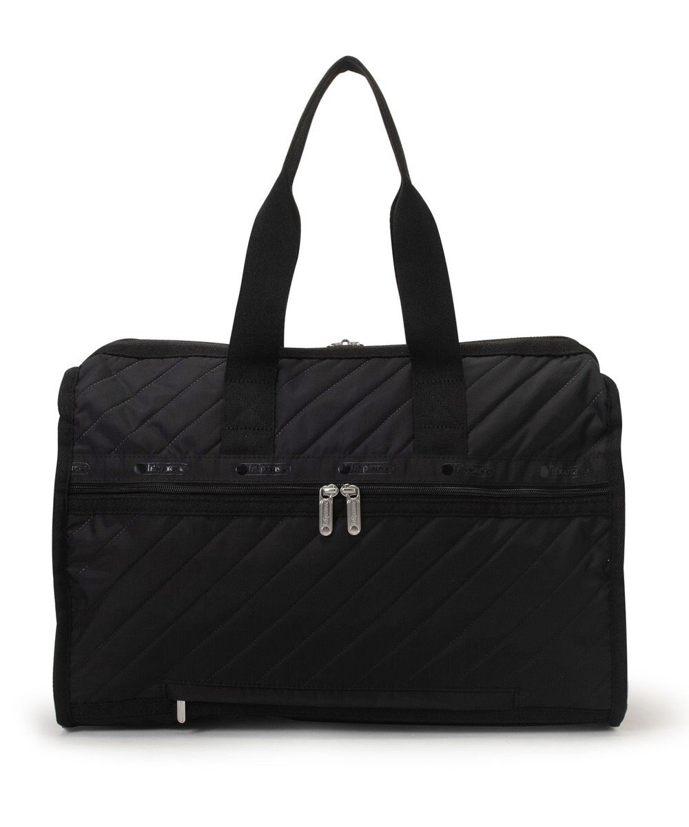 LeSportsac DELUXE MED WEEKENDER/ラインデボスブラック 