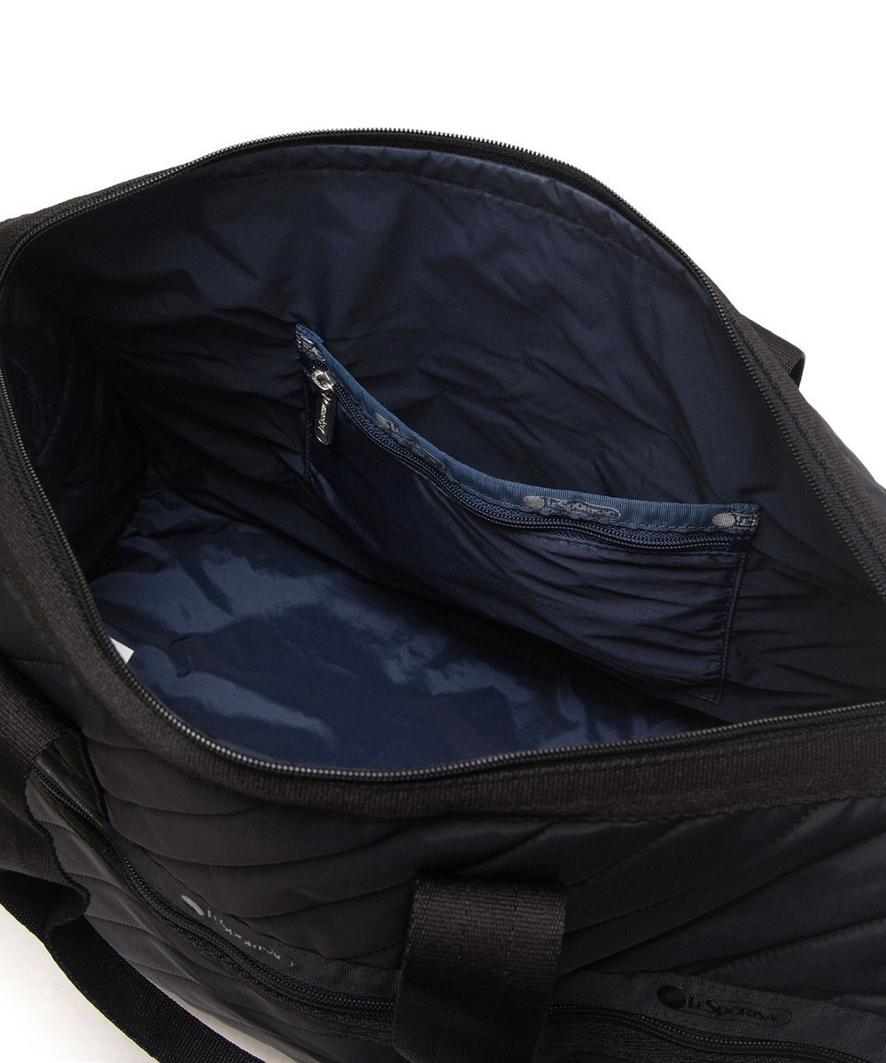 LeSportsac DELUXE MED WEEKENDER/ラインデボスブラック 
