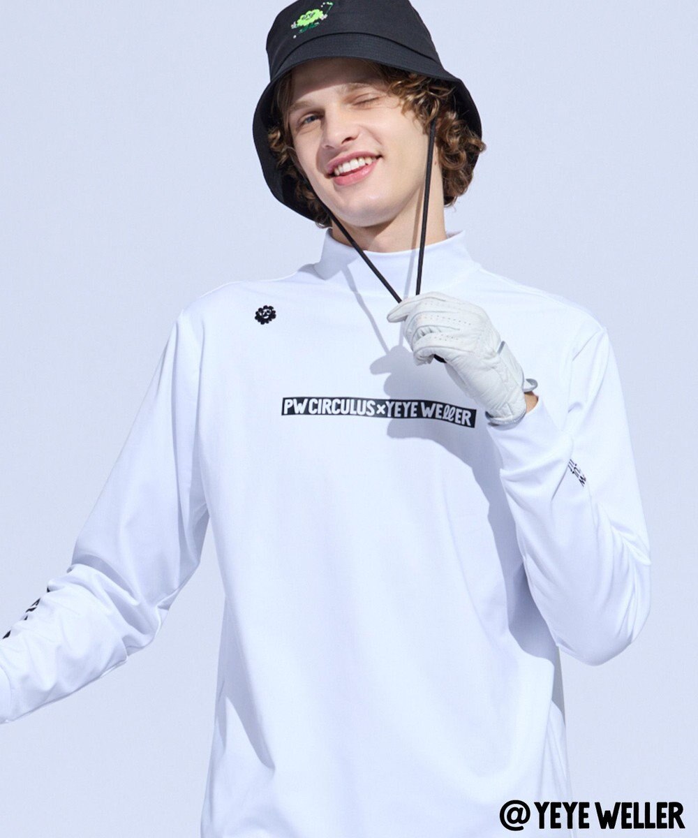 PW CIRCULUS 【UNISEX】【コラボアイテム】Yeyeコラボ ロングスリーブモックネックT ゴルフ 