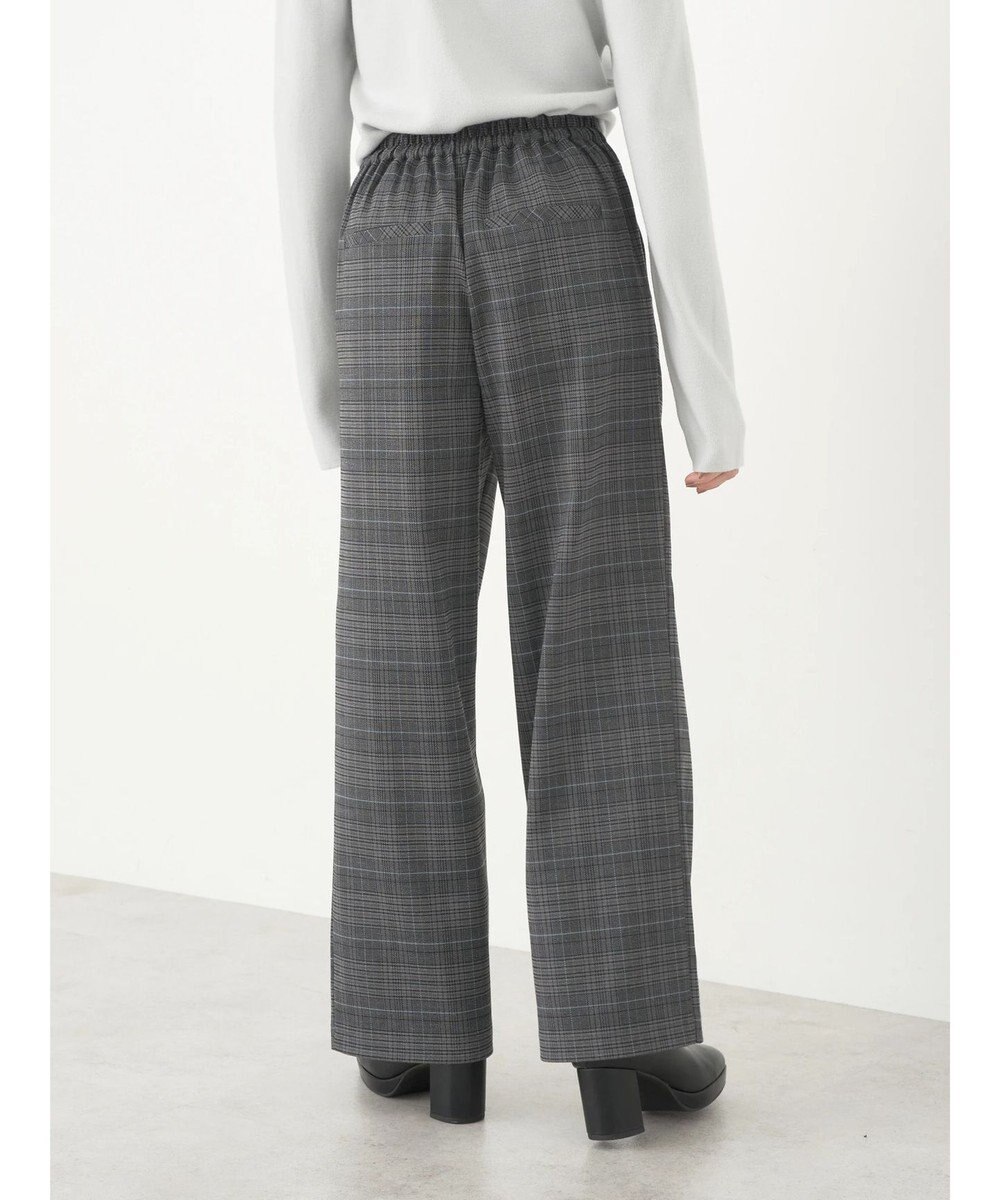 earth music&ecology チェックストレートパンツ 