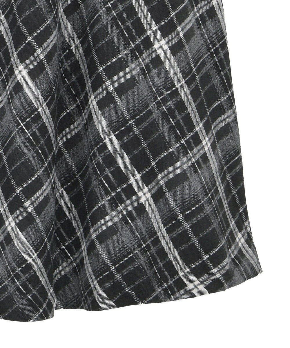 YECCA VECCA チェック柄アシメデザインスカート 