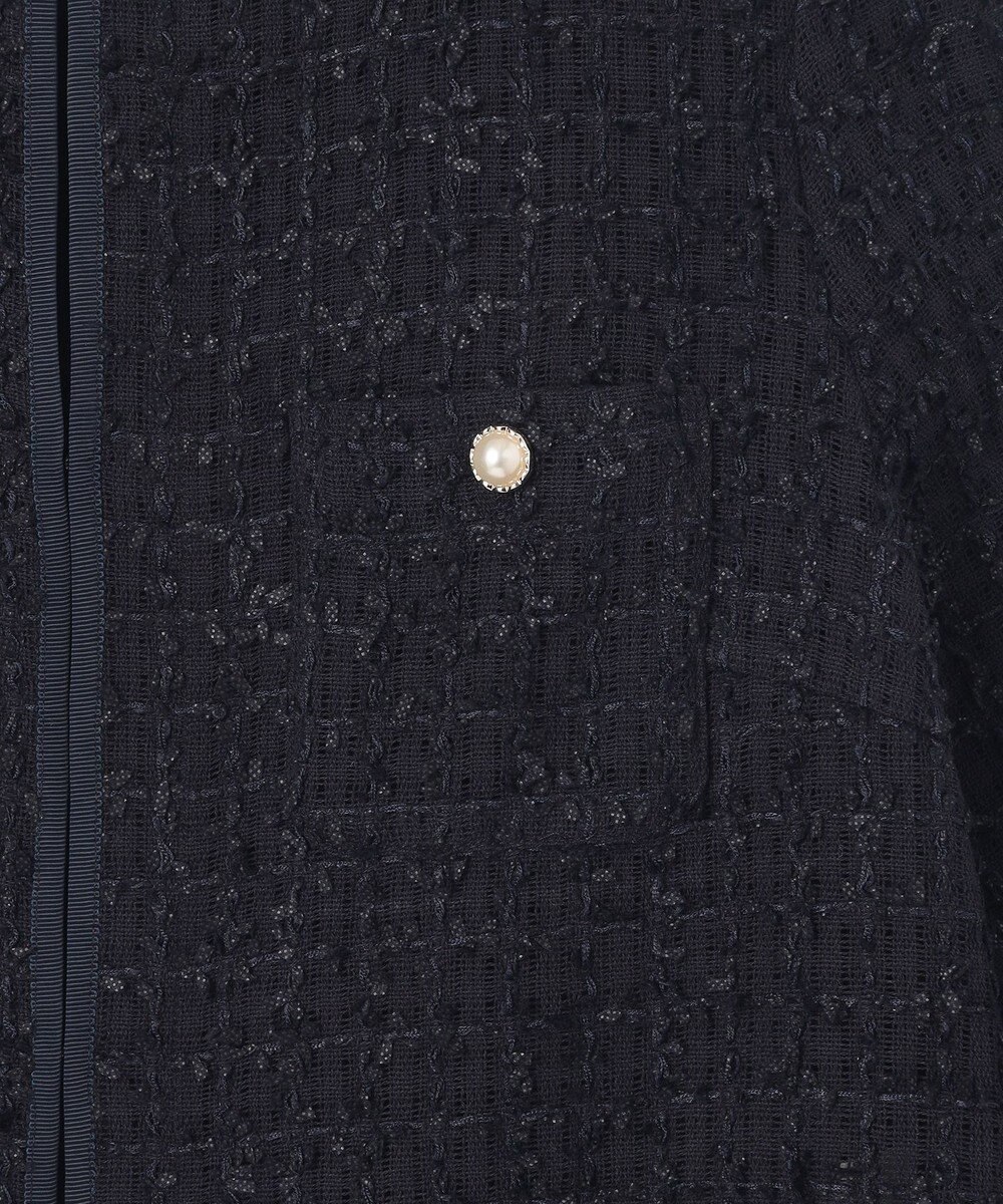 ANY SIS L リボンヤーンシアーツイード ジャケット 