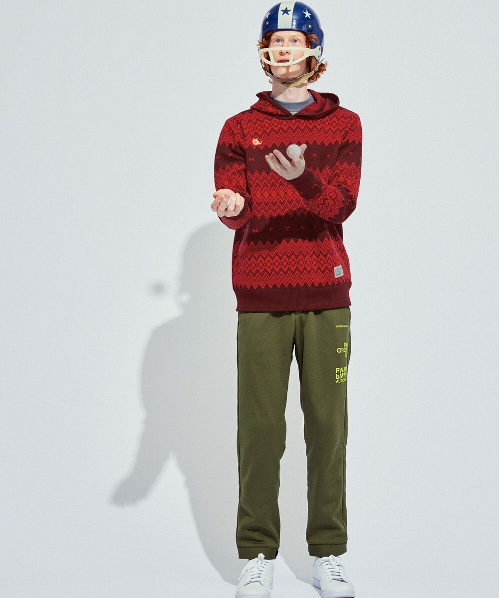 PW CIRCULUS 【手洗い可】【MEN】フェアアイルニットフーディ 