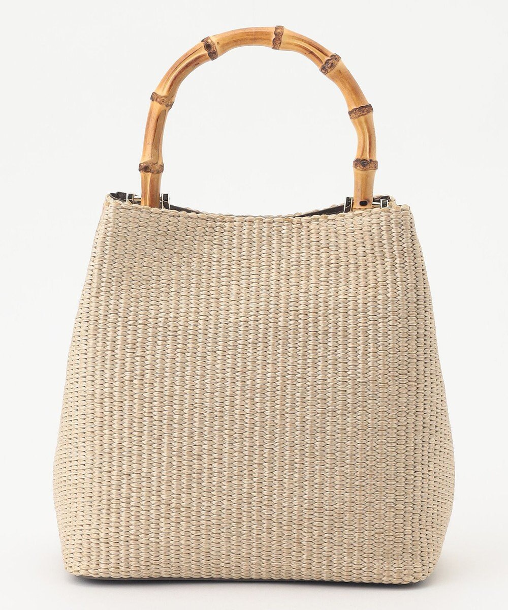 J.PRESS LADIES 【2way】 バンブー カゴ バッグ 