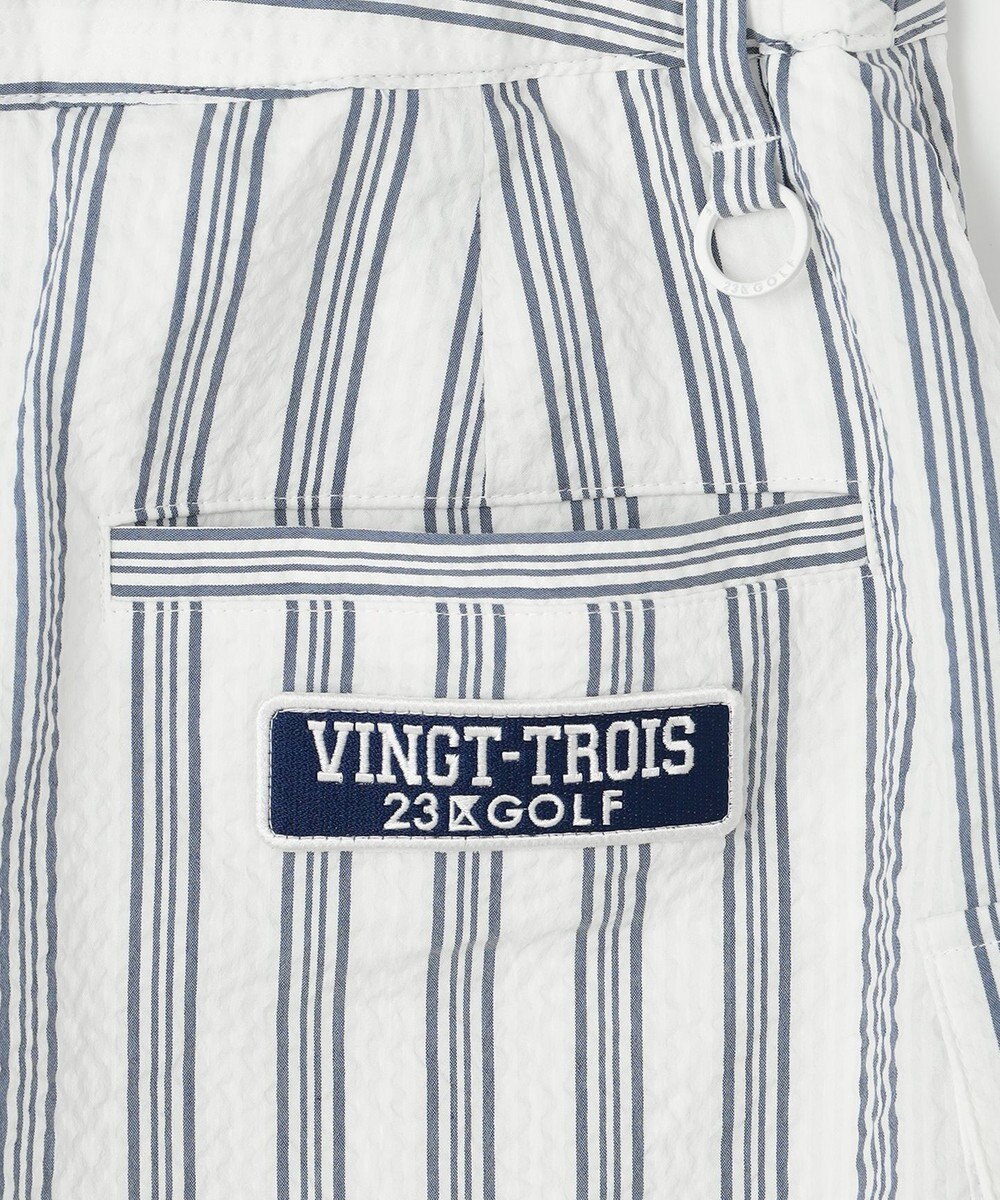 23区GOLF 【WOMEN】【ストレッチ】サッカープリント スカート 