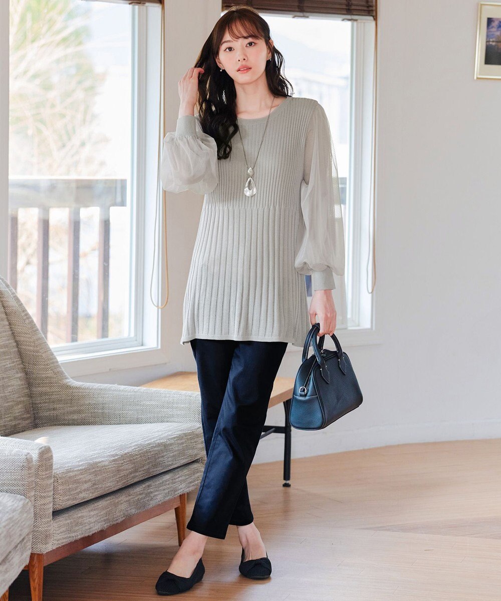 Tiaclasse 変形メタルフレームネックレス 