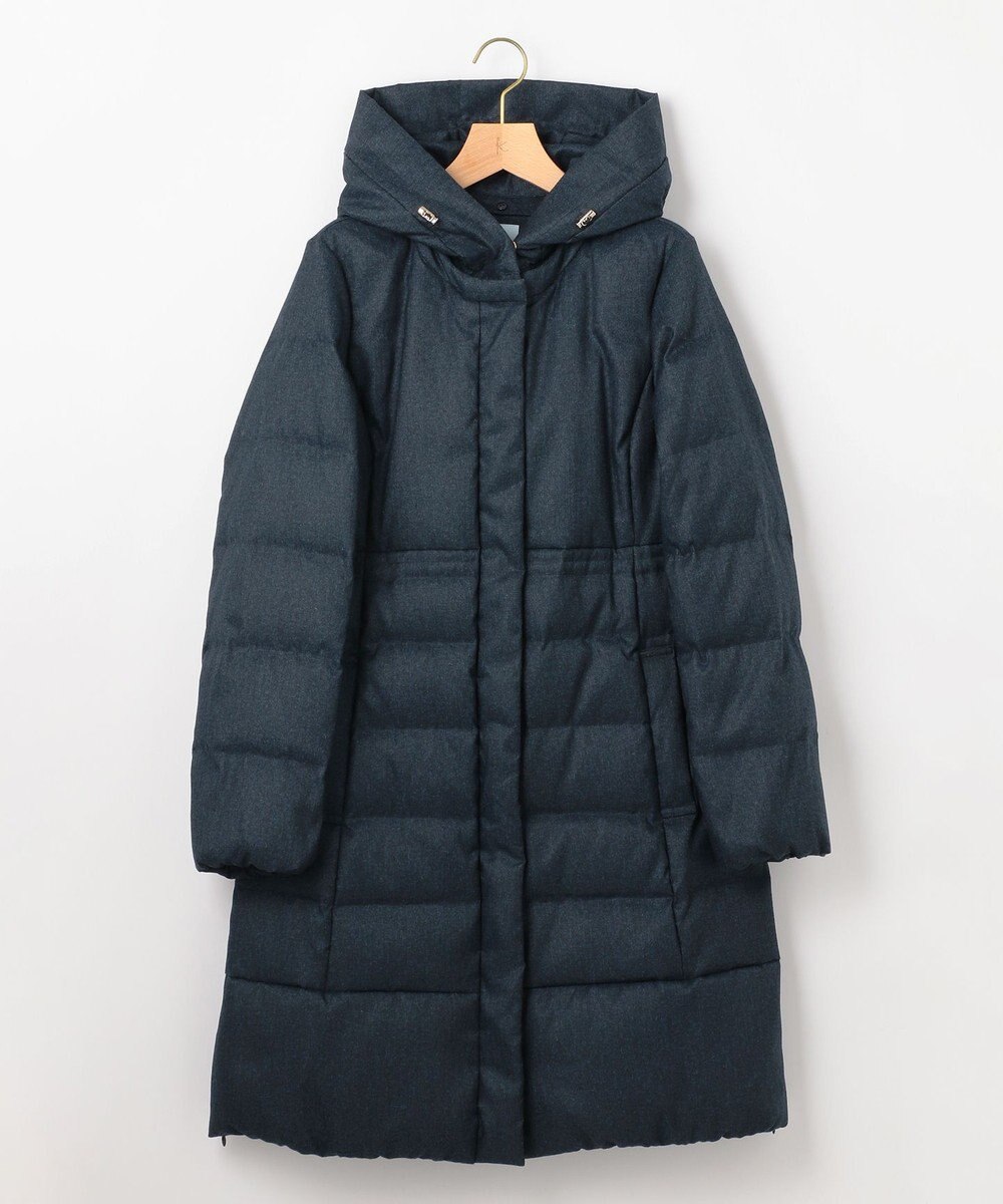 組曲 ライトタフタロングダウンコート 