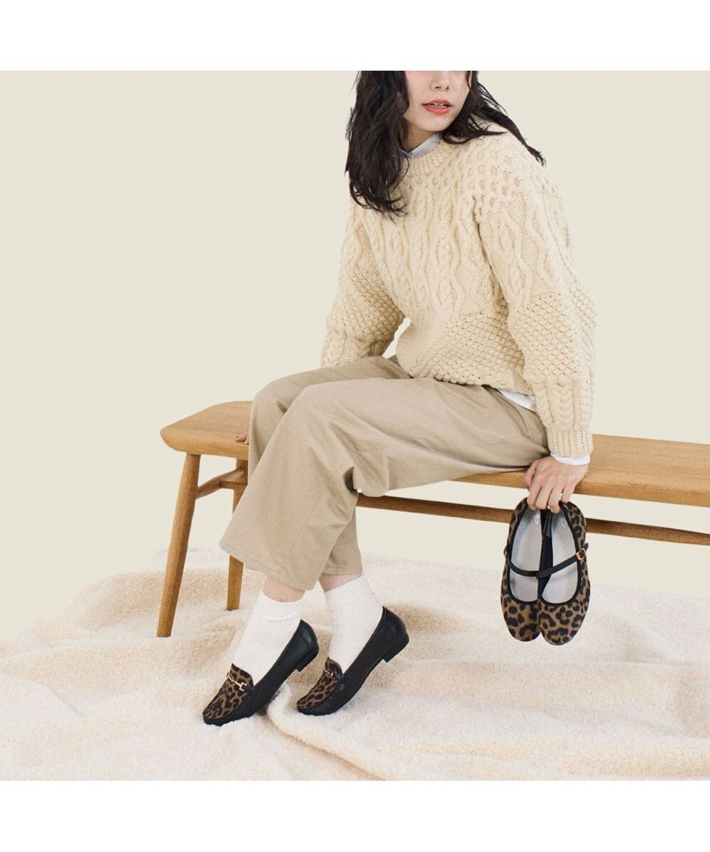 ing <ing>【3E】【サスティナブル】ビット付きモカシューズ 