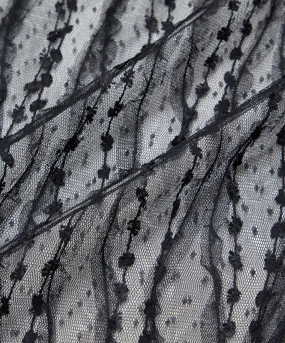 earth music&ecology ストライプレースレイヤードスカート 