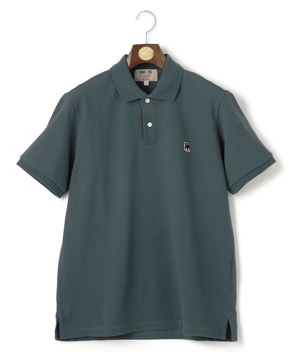 J.PRESS MEN 気品と愛嬌のバランスが抜群！【J.PRESS人気NO1ポロシャツ】 バックブルカノコレジメン ポロシャツ 