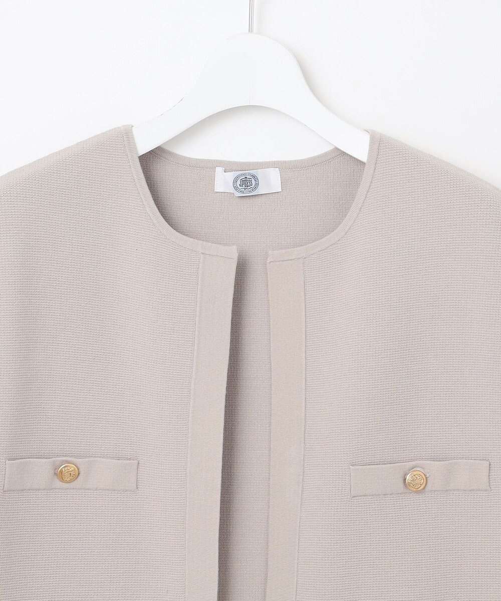 J.PRESS LADIES L 【洗える】VIS/PE ROME ニット ジレベスト 