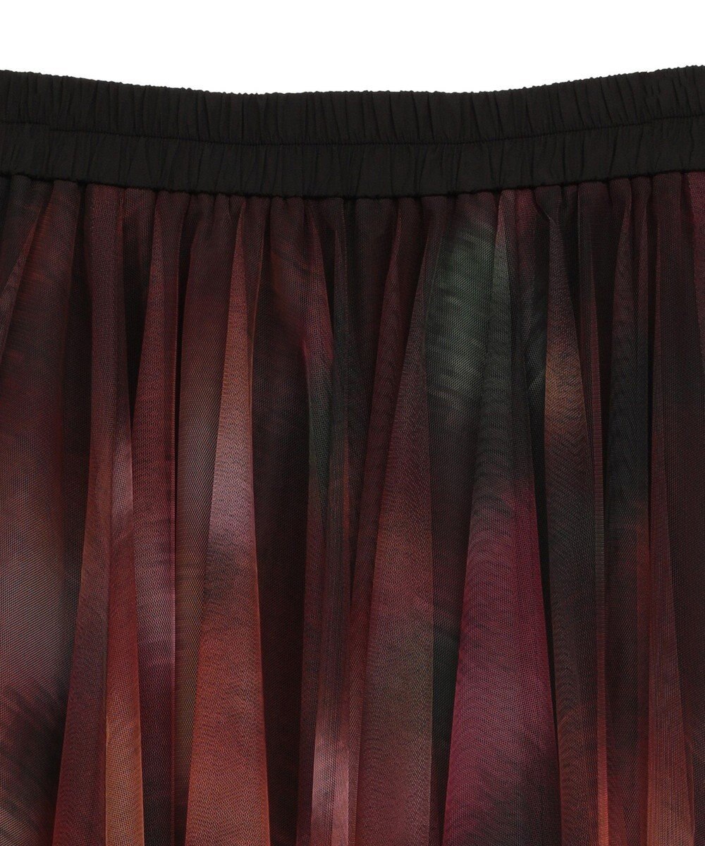 CRAFT STANDARD BOUTIQUE アート柄プリントチュールスカート 