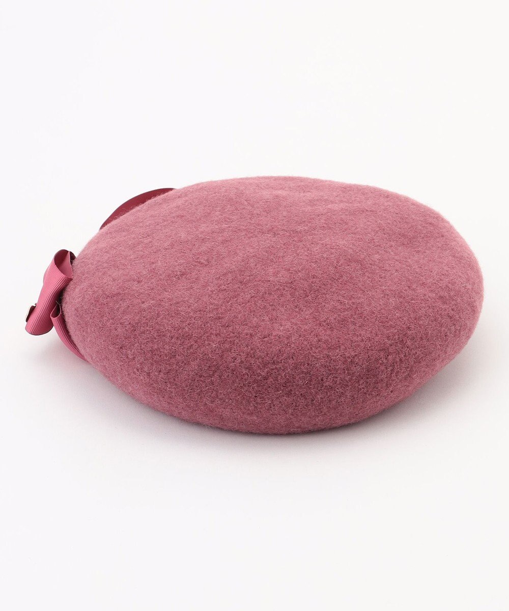 ANY KIDS ネコチャーム付きリボンベレー帽 