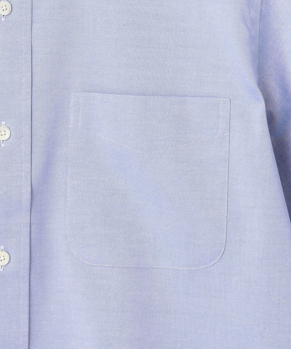 J.PRESS MEN 【PREMIUM PLEATS / 形態安定】ピンオックス 半袖シャツ / B.D. 