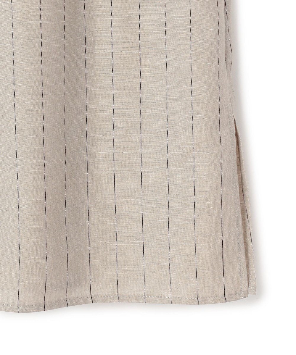 BEIGE， ERYTH / リネンストライプ キャミソール 