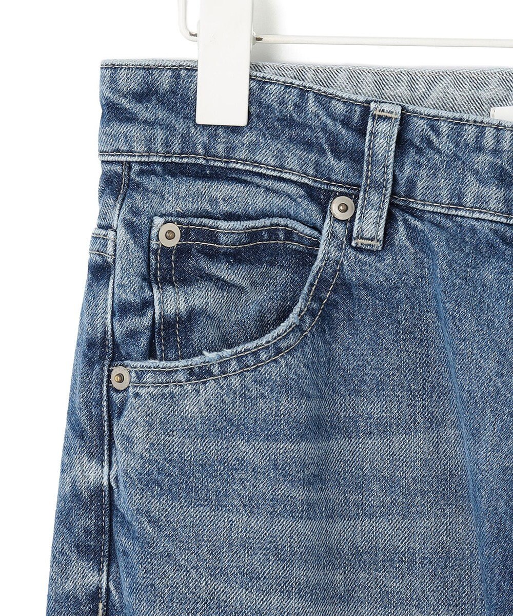 ICB L 【洗える】 ウォーターリサイクルテーパードデニム 