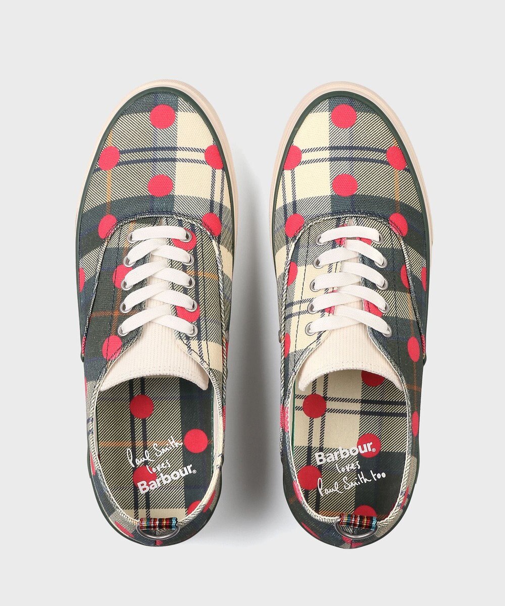 Paul Smith Paul Smith Loves Barbour キャンバススニーカー 