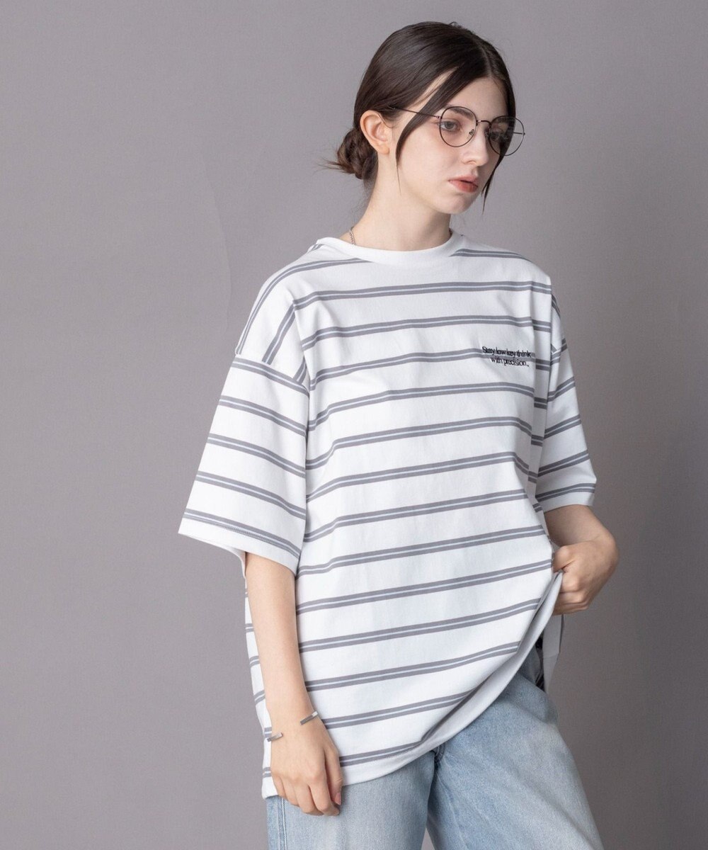WEGO 【機能T】接触冷感マルチボーダーT（SS） 