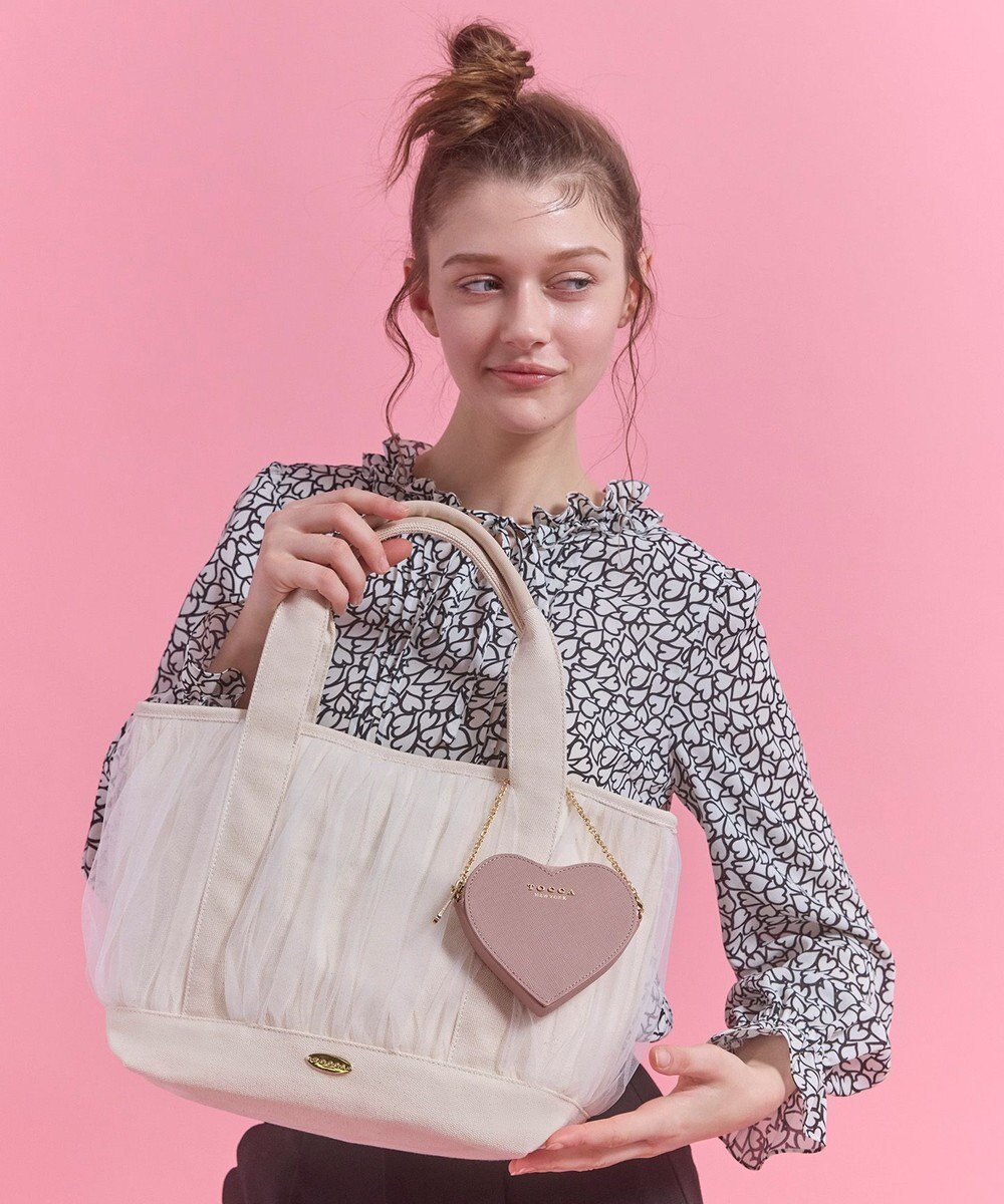 TOCCA GATHER TULLE TOTE キャンバストート 