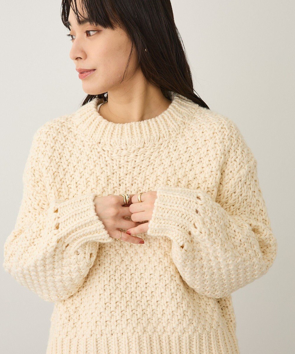 CRAFT STANDARD BOUTIQUE ローゲージカノコニットプルオーバー 