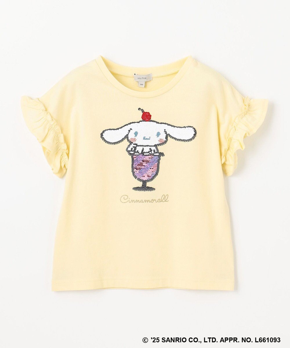 ANY KIDS 【any FAM ×サンリオキャラクターズ】ミラクルスパンコール Tシャツ 