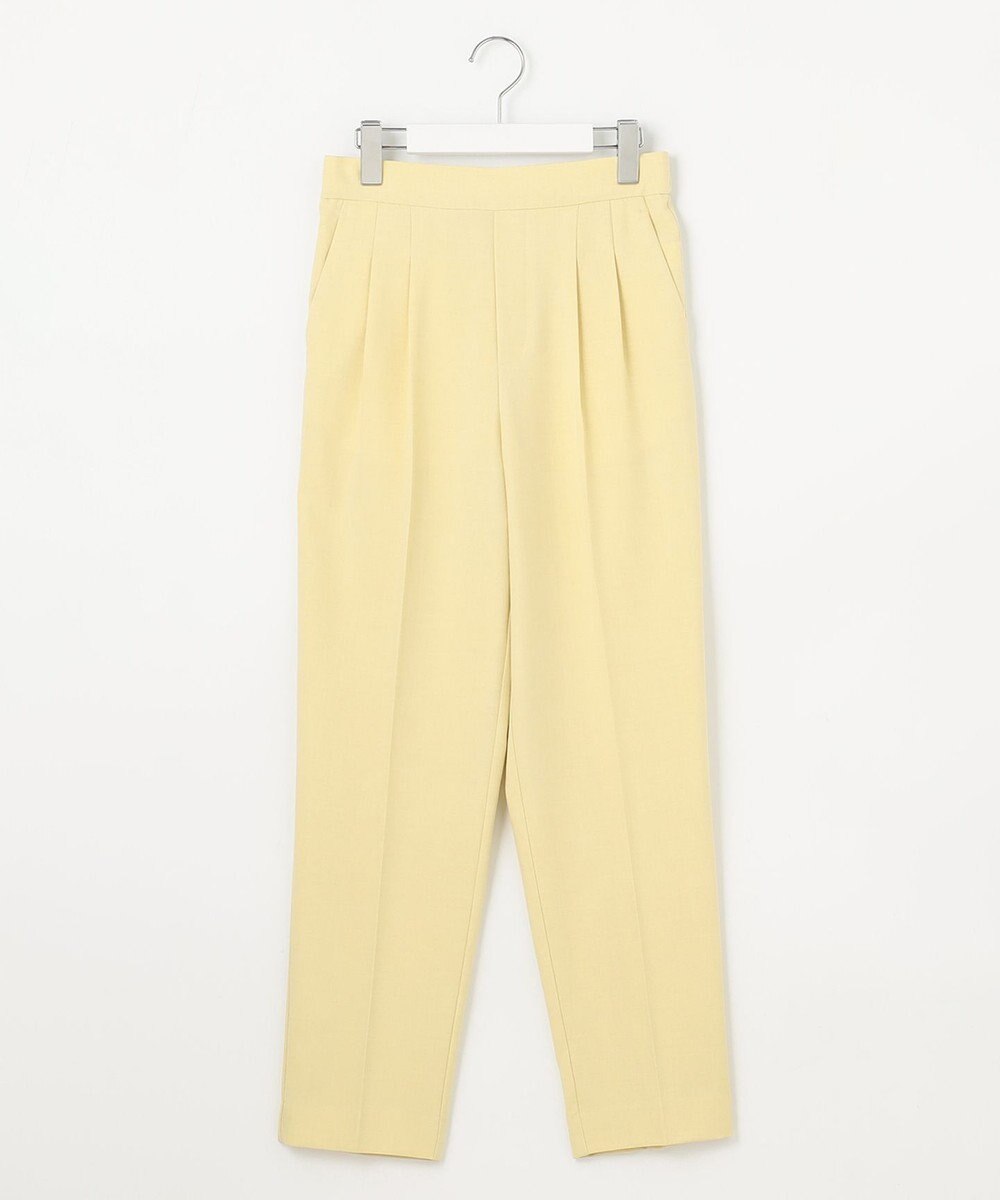 Feroux 【洗える】美シルエットカラーテーパード パンツ 