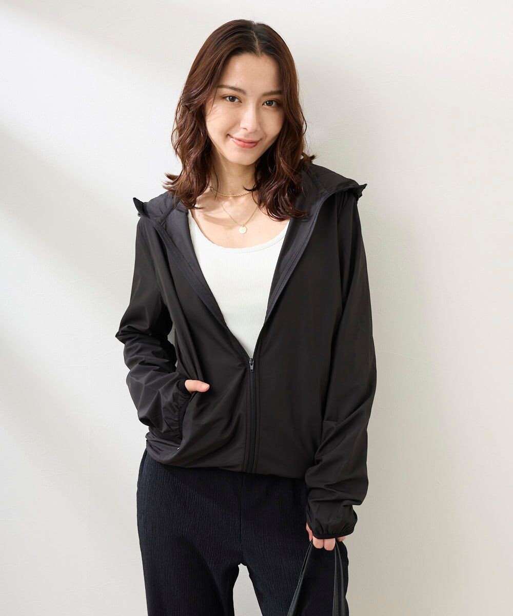 OP／FILA 【FILA】ラッシュガードフルジップ 軽量布帛パーカー 