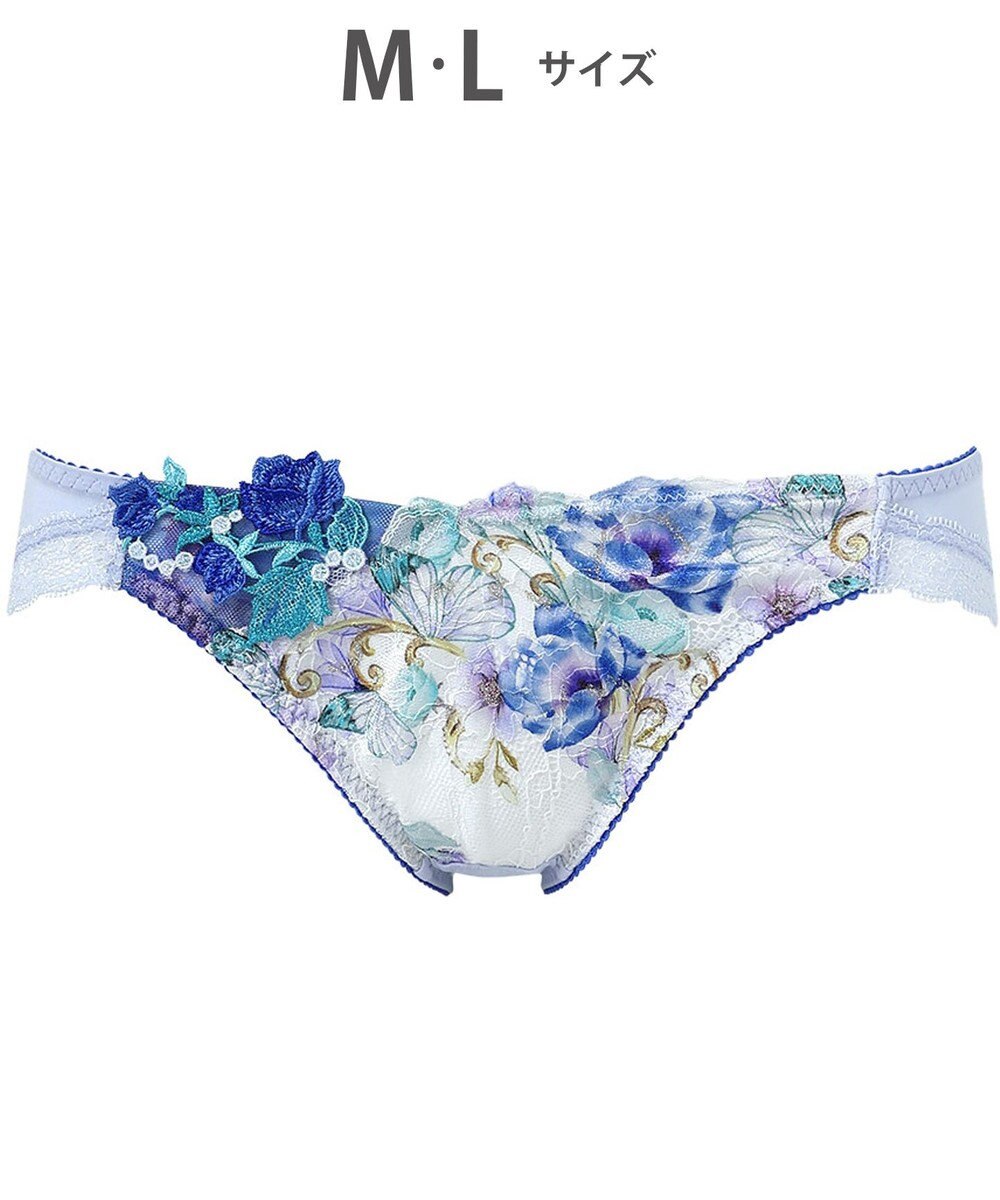 WACOAL ショーツ 【リボンブラ 脇すっきり】 BXB483とペア はきこみ丈あさめ ナイロンベア天竺素材(バック) レディース PXB183 /ワコール 