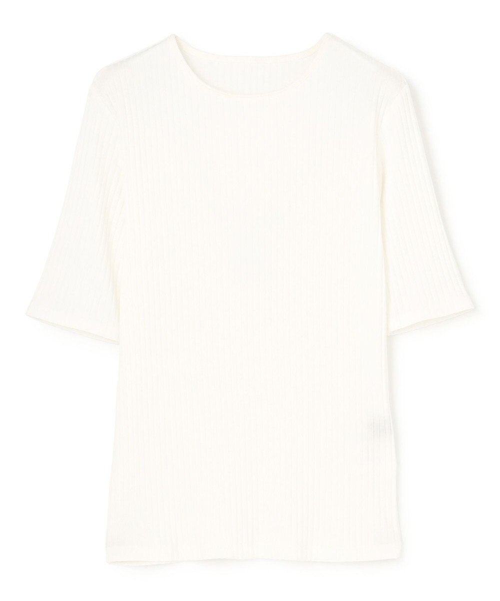 uncrave 【ご好評につき追加生産】コットンレーヨン リブカットソー（uncrave STANDARD） 