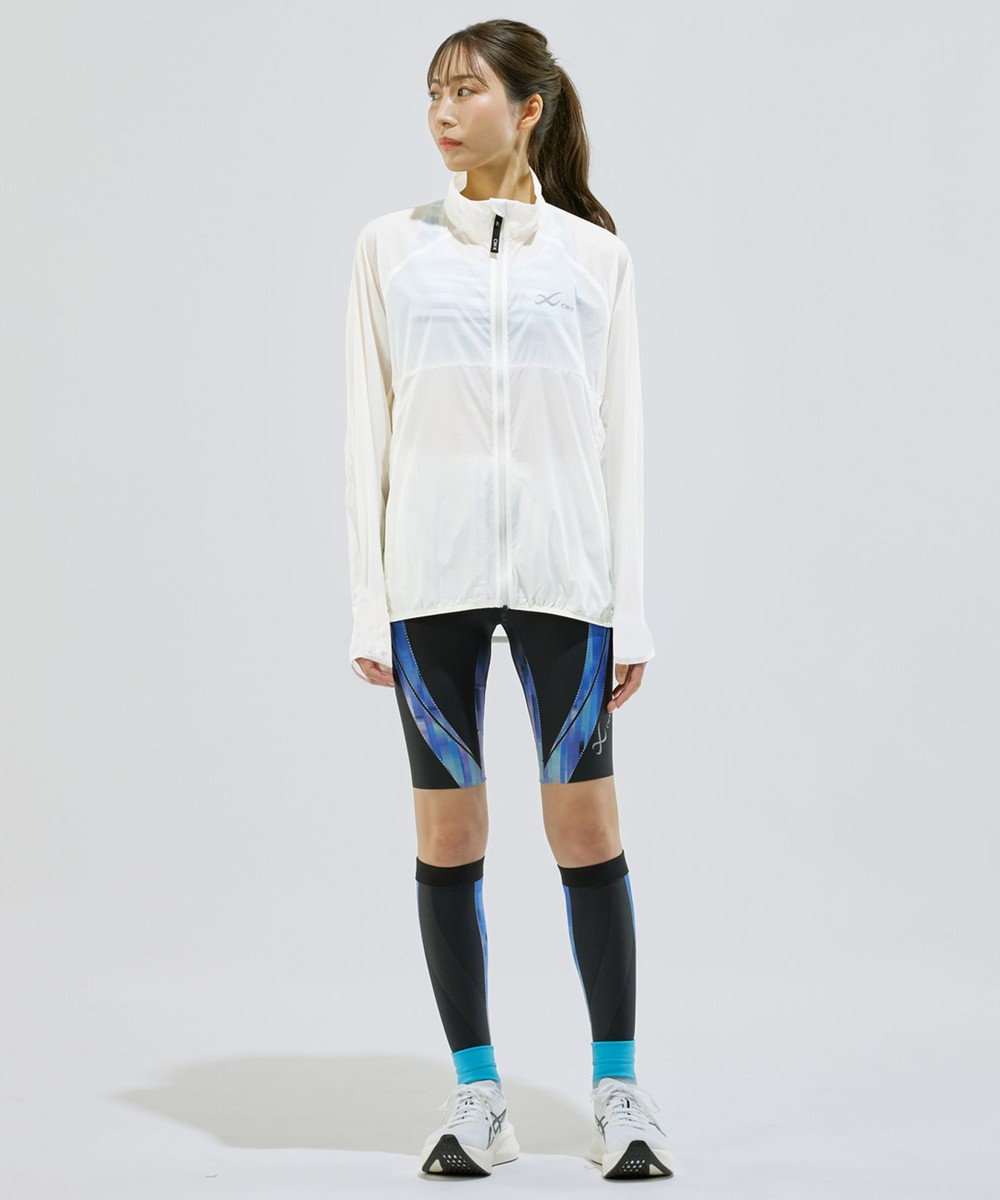 CW-X 【WOMEN】 CW-X レディース スポーツタイツ ハーフ(ひざ上丈) 下半身サポート(股関節・腰・おしり・ふともも) マラソン 球技 HZY695 /ワコール 