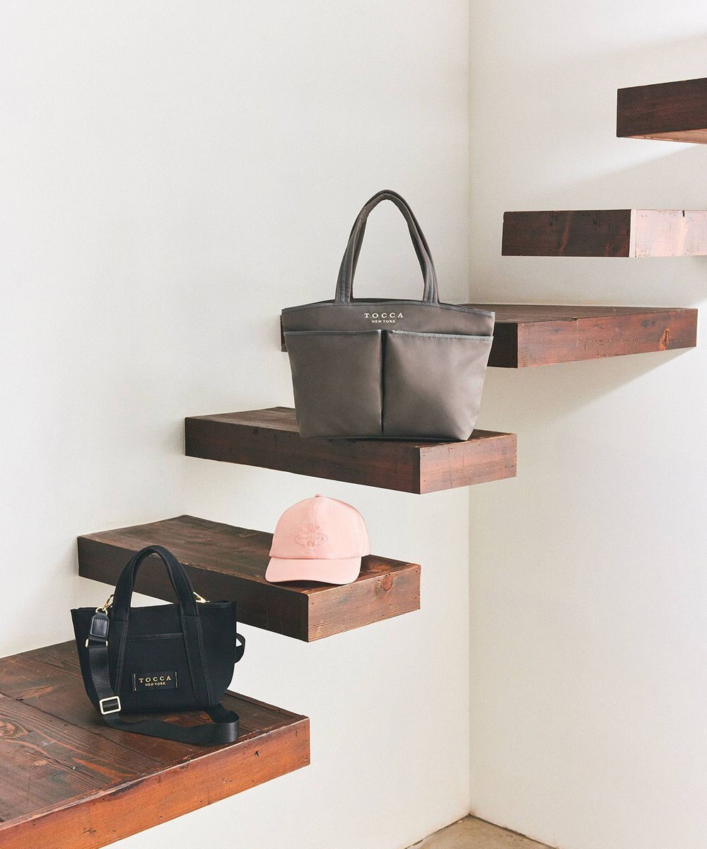 TOCCA 【WEB＆一部店舗限定】【A4サイズ対応・サスティナブル素材】T-INCONTRO TOTE L トートバッグ L 