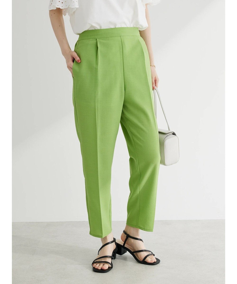 Green Parks 接触冷感　テーパードパンツ 