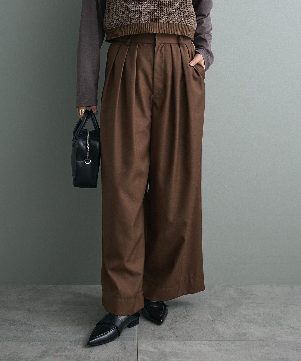 CRAFT STANDARD BOUTIQUE ３タックワイドスラックス 