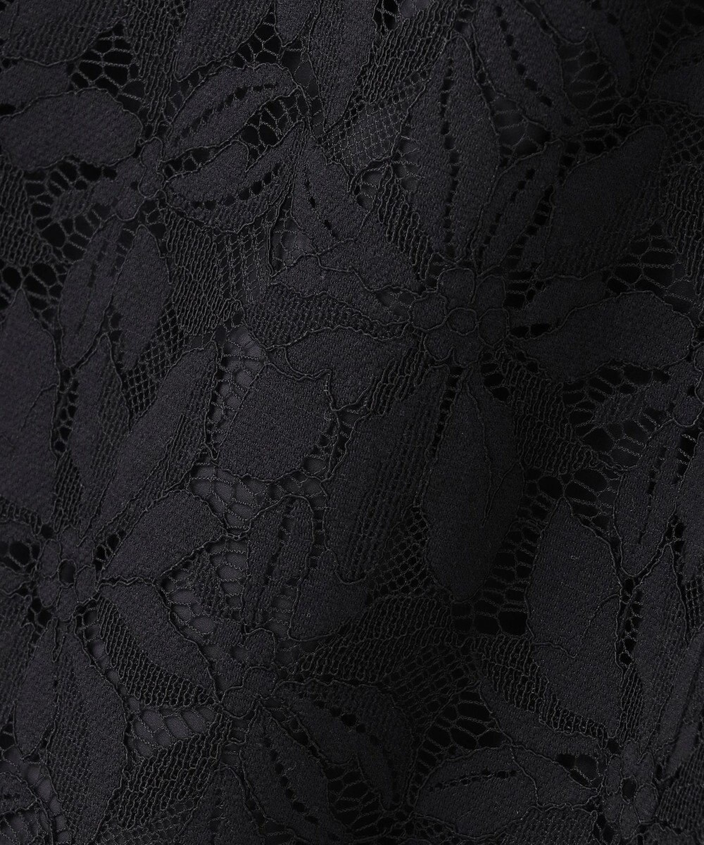 自由区 【XSサイズ～/洗える/セット可】フラワーコードレース レーススカート 