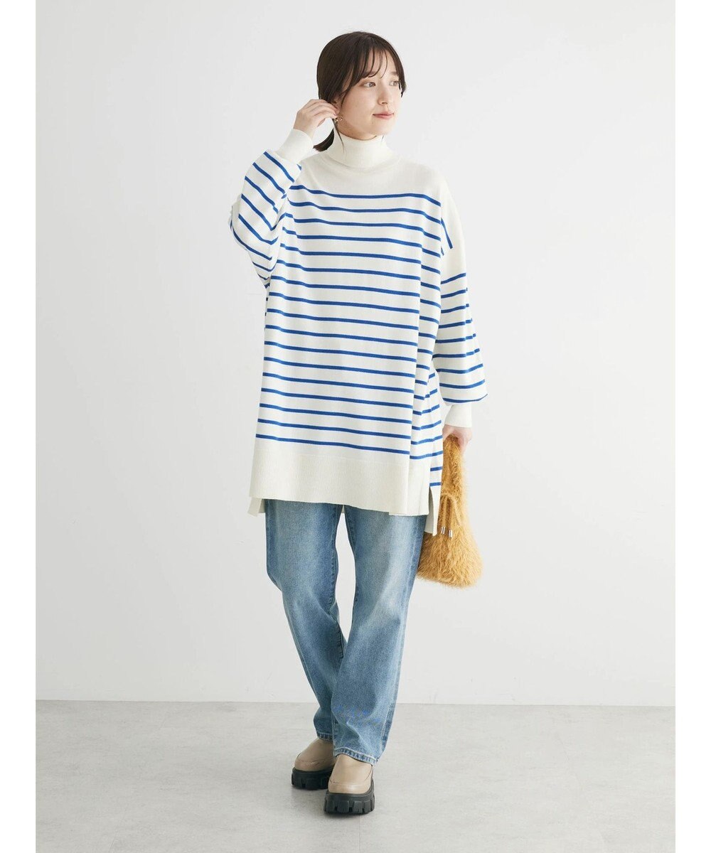 Green Parks もちやわ　タートルニットチュニック 