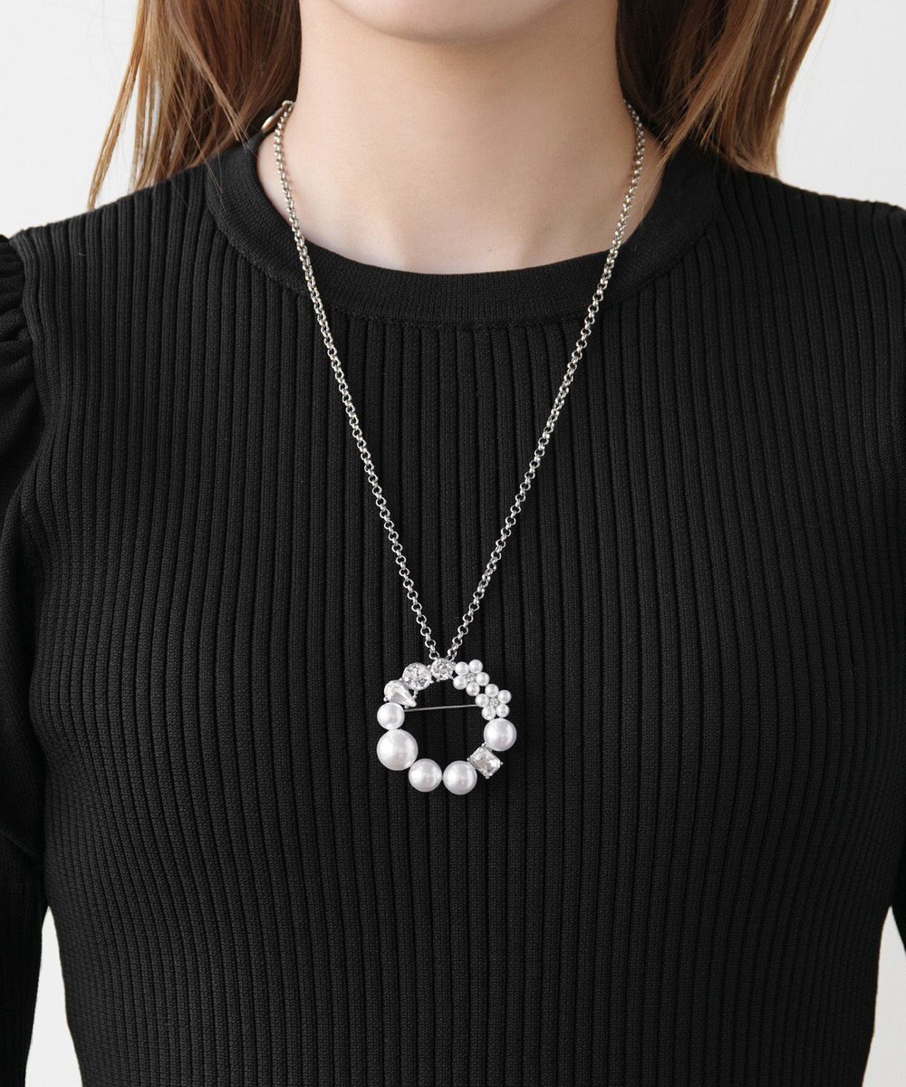 TOCCA PEARL INNOCENCE 2WAY BROOCH NECKLACE ブローチネックレス 