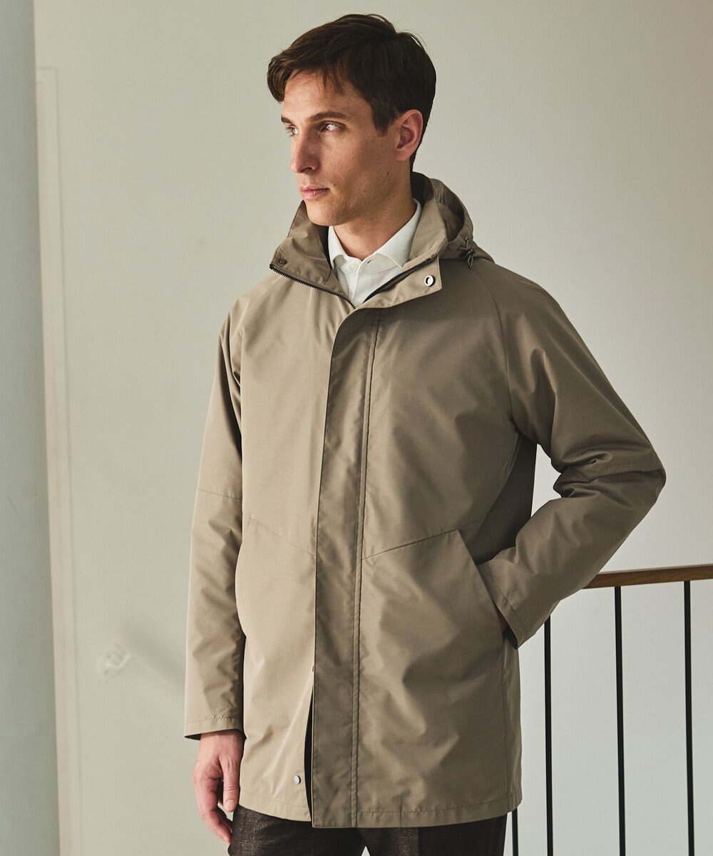 GOTAIRIKU ダウンライナー装着可【仕事で着用可】メランジシャンブレー スプリングブルゾン(26年モデル) 