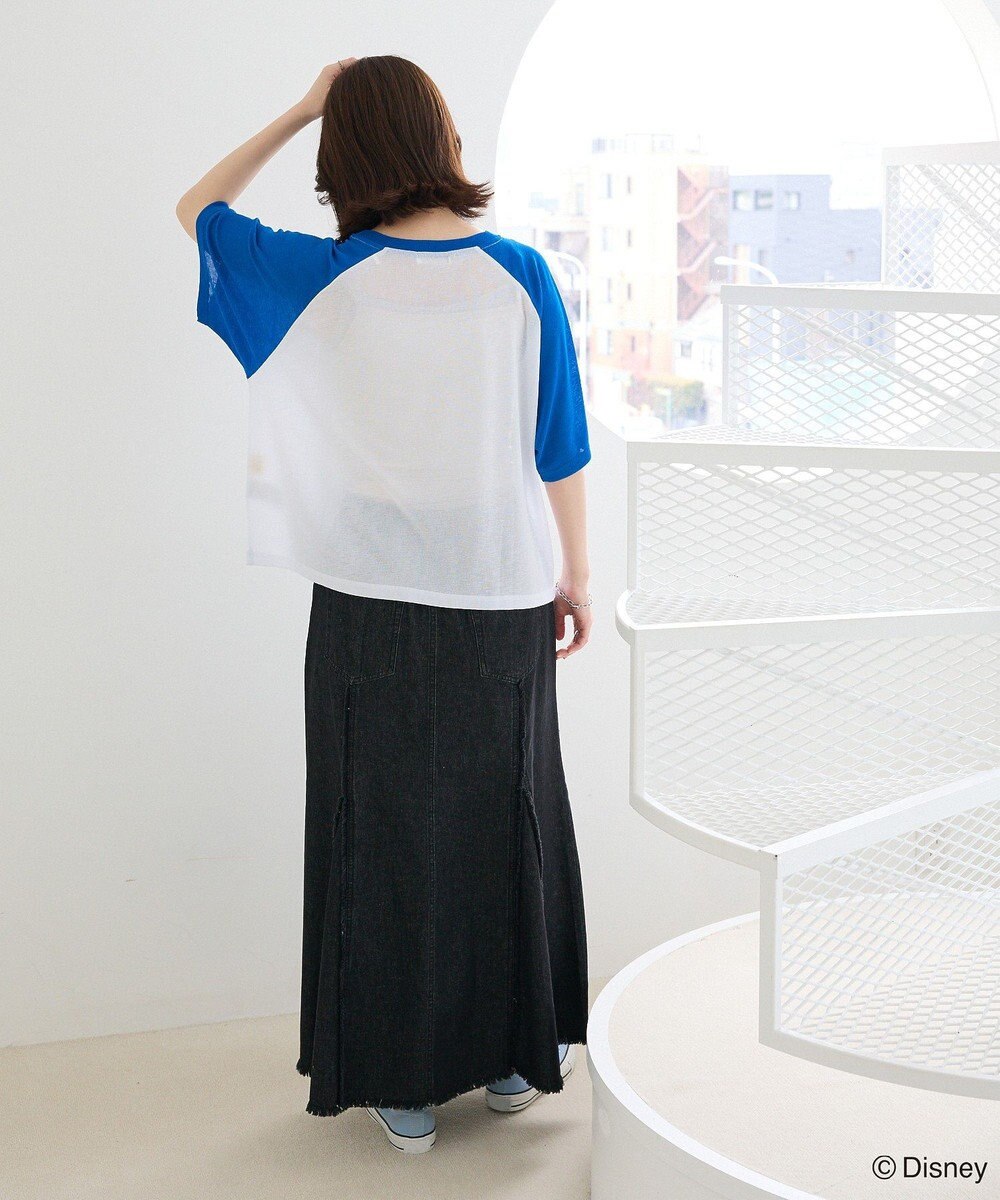 Green Parks スティッチ／シアー半袖ラグランＴシャツ 