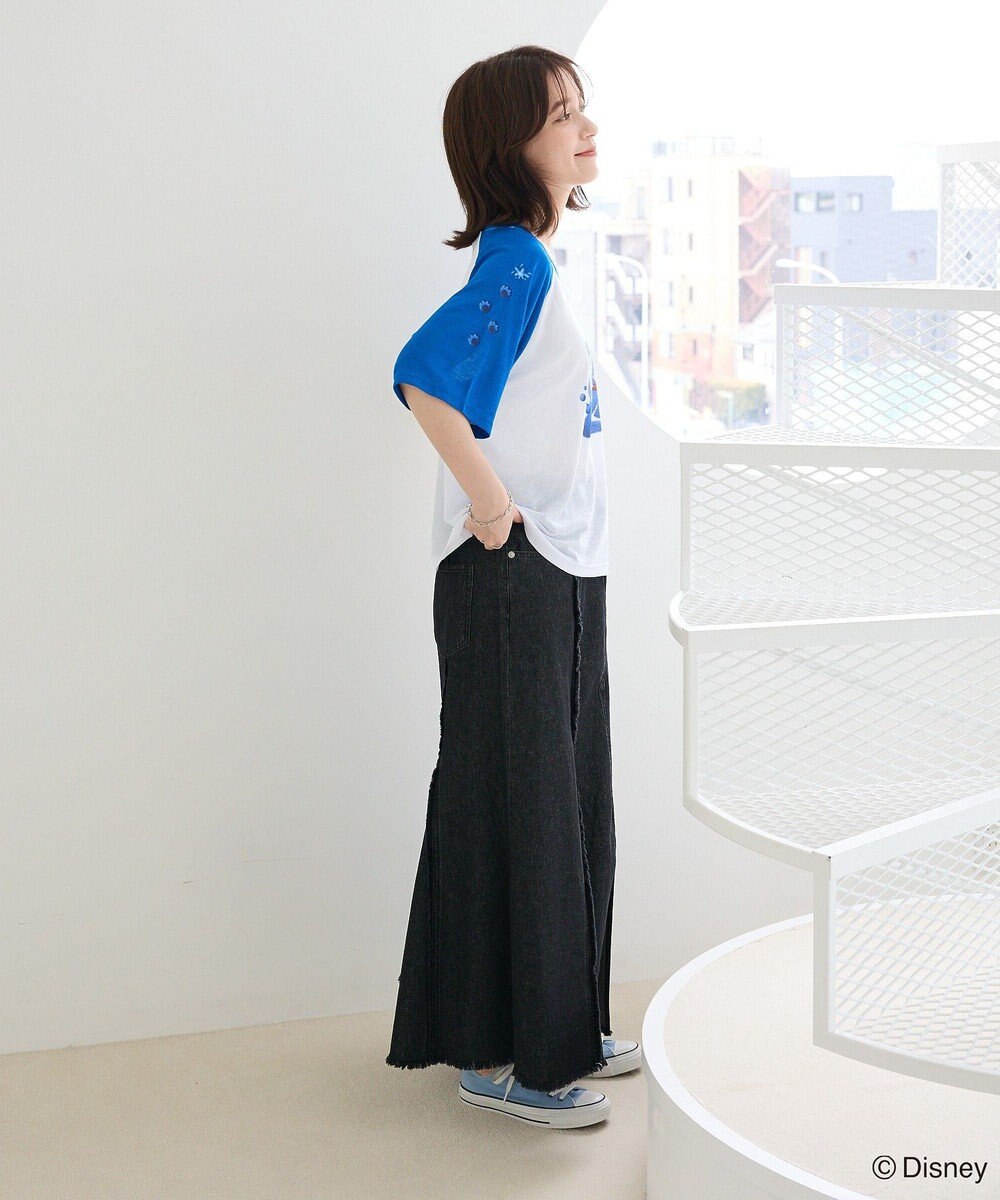 Green Parks スティッチ／シアー半袖ラグランＴシャツ 