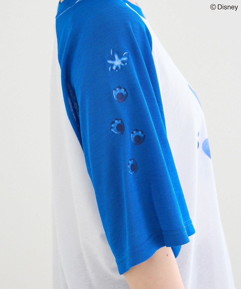 Green Parks スティッチ／シアー半袖ラグランＴシャツ 