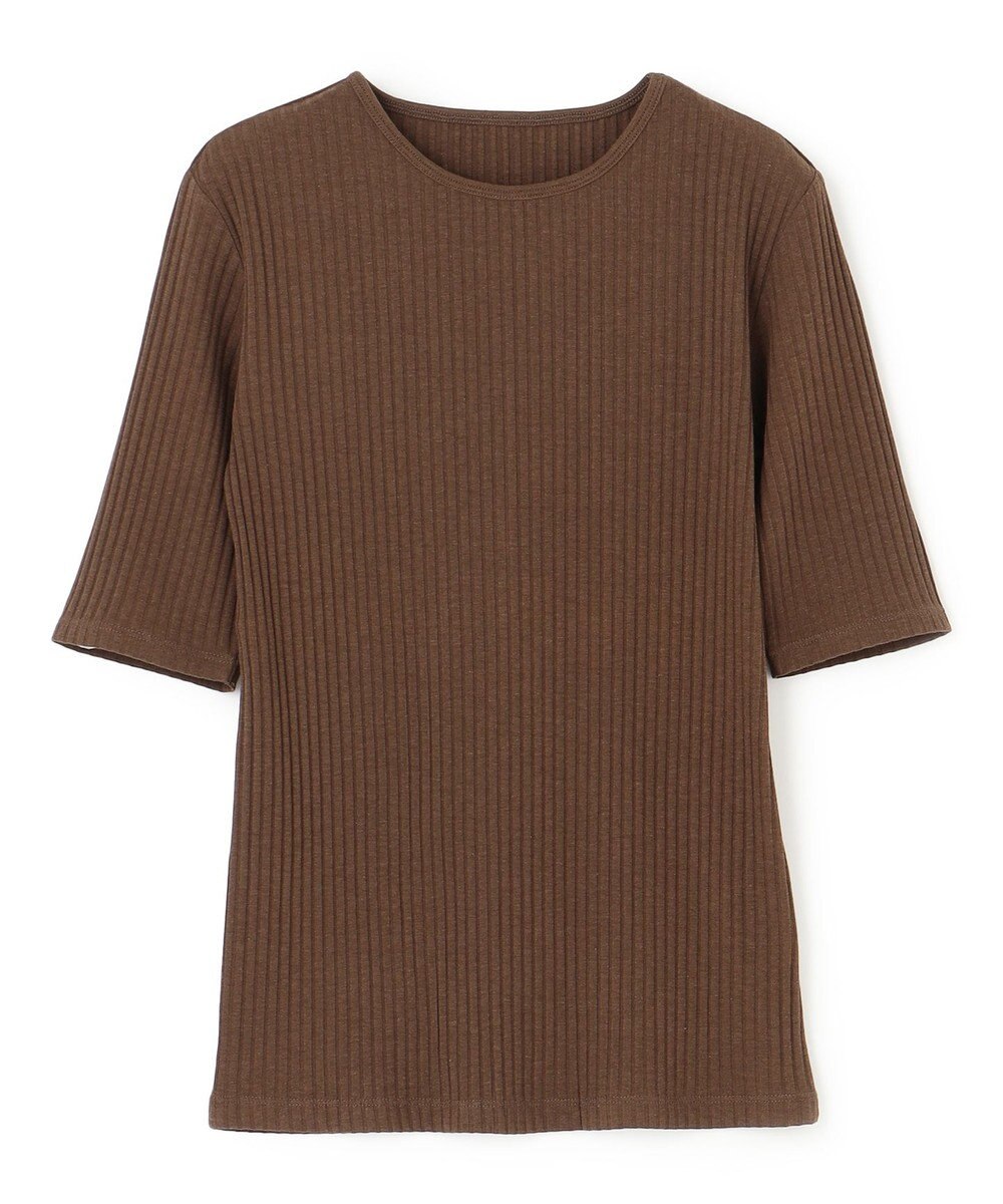 uncrave 【ご好評につき追加生産】コットンレーヨン リブカットソー（uncrave STANDARD） 