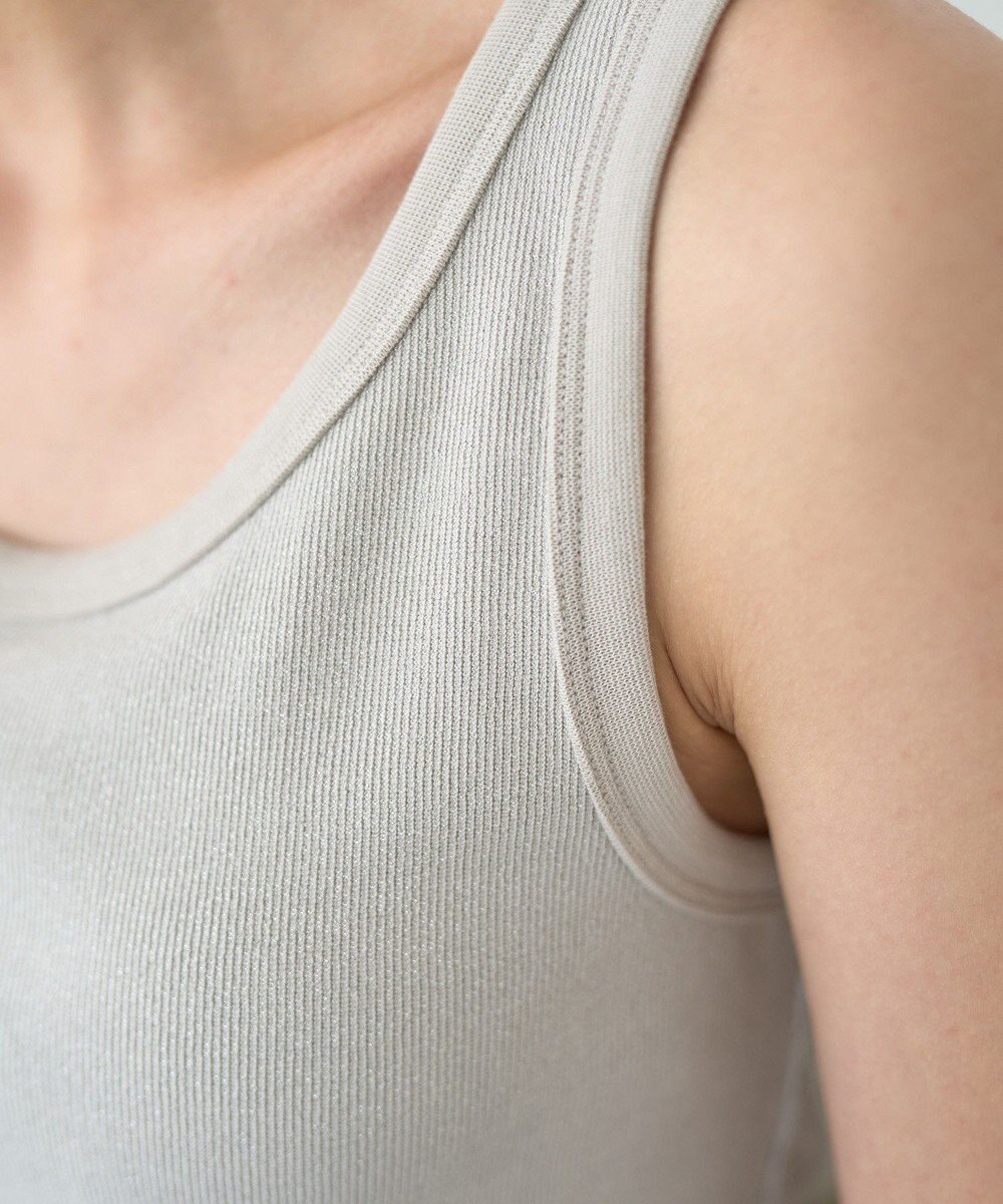 AMERICAN HOLIC ラメテレコタンクトップ 