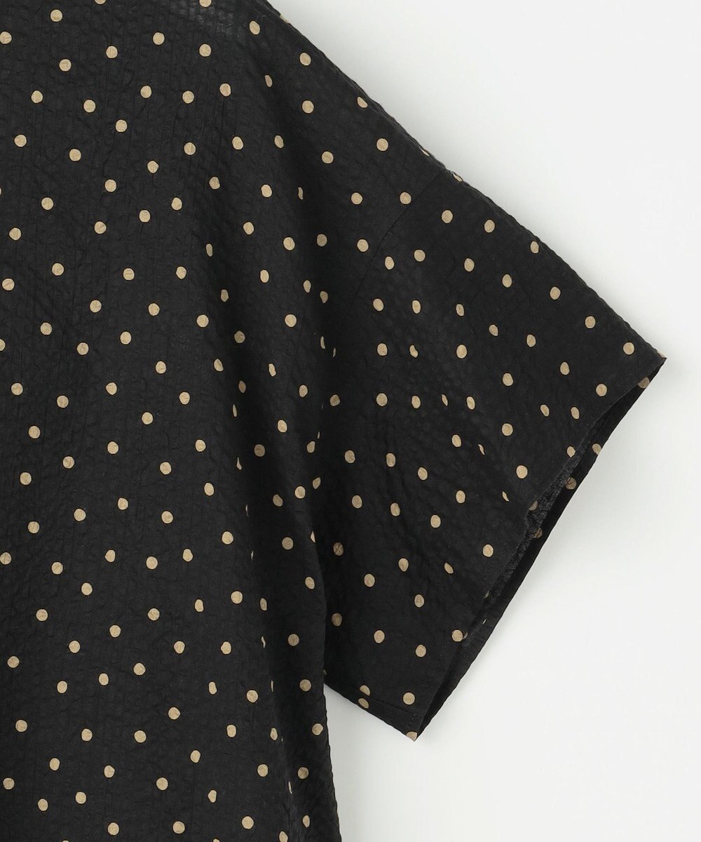 自由区 L 【WEB限定】コットンサッカープリント シャツ 