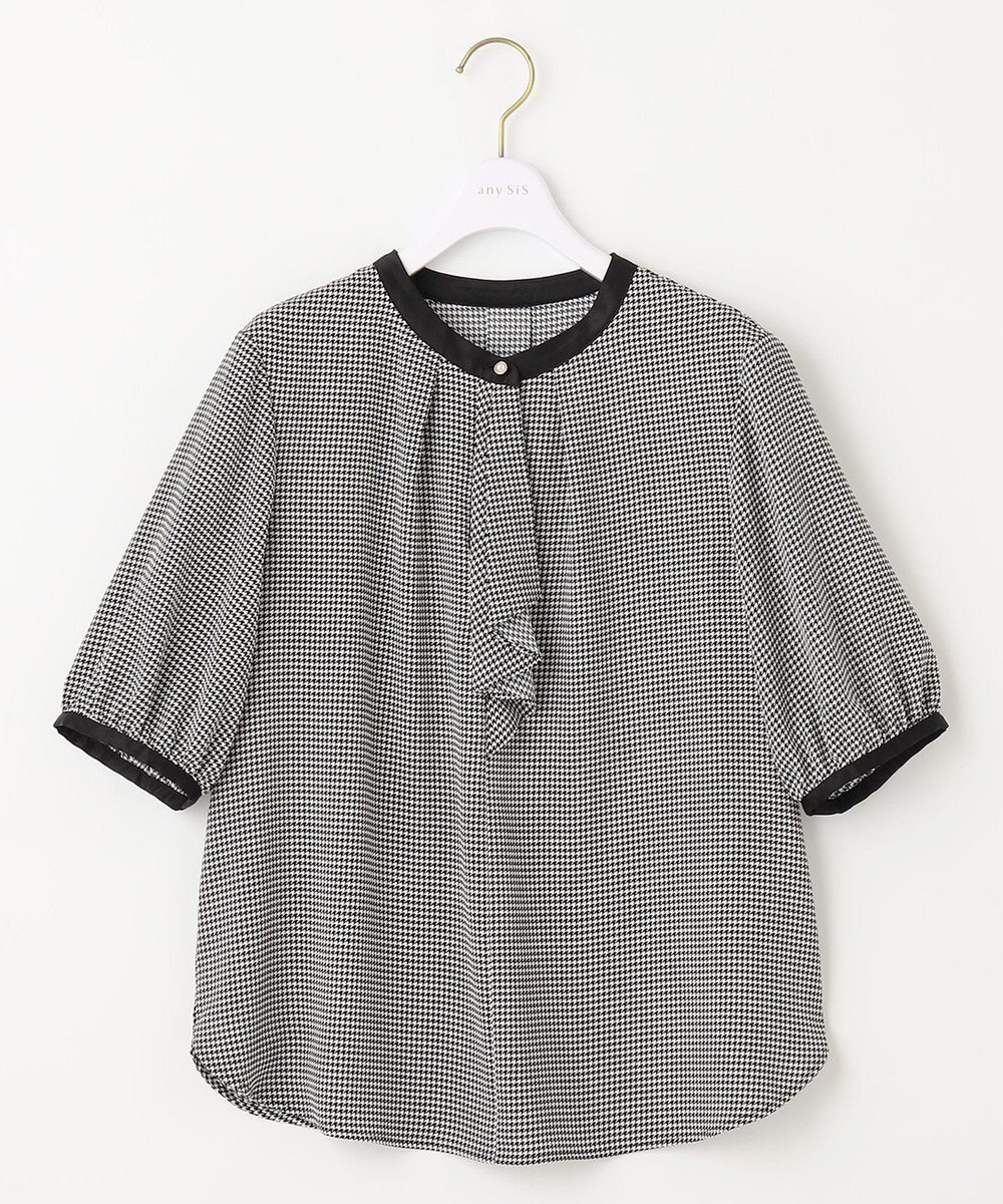 ANY SIS S 【洗える】ラッフルボウ ブラウス 