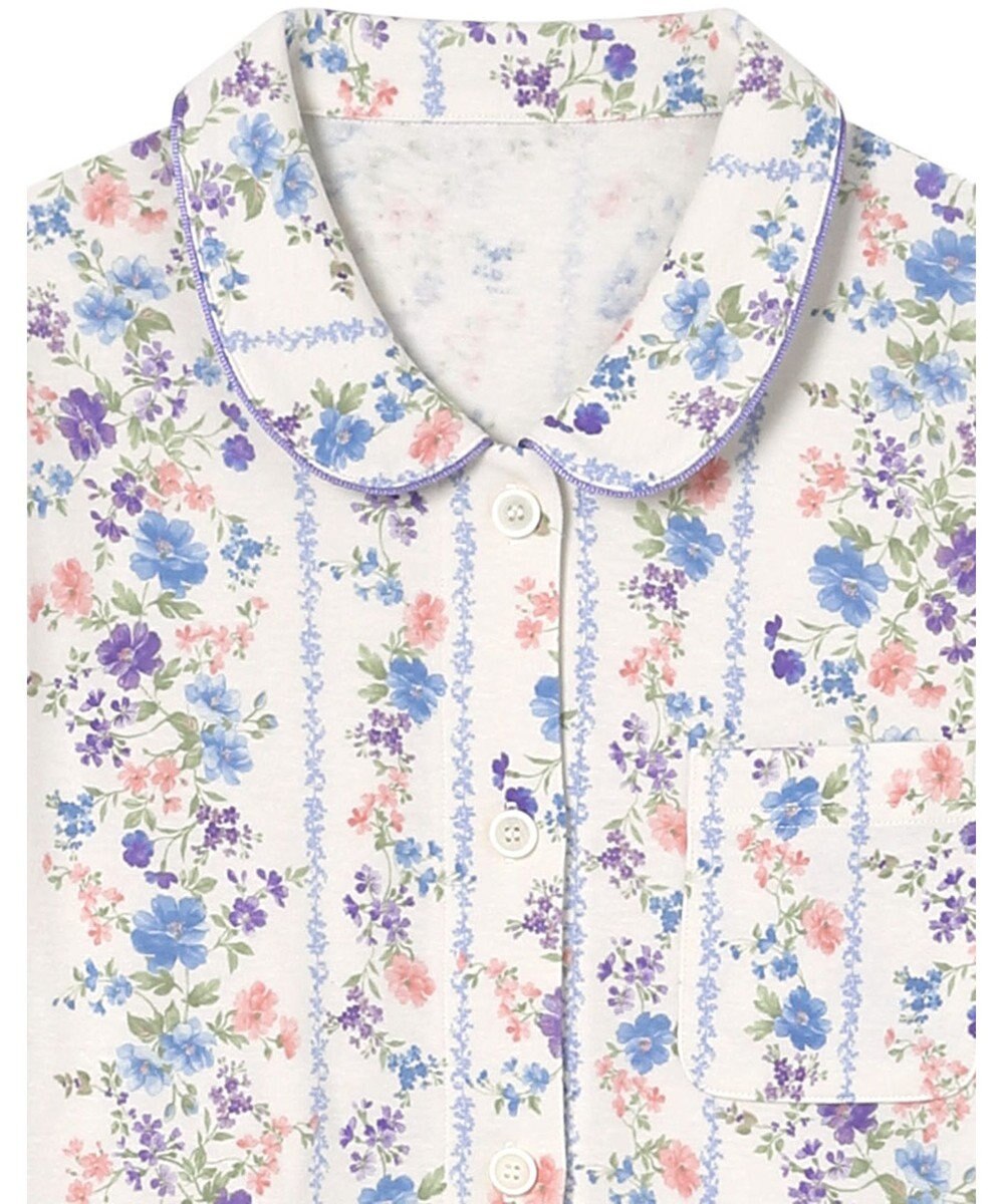 Wing パジャマ 長袖 長ズボン 綿混(本体) あったか レディース EP6011 ウイング／ワコール 